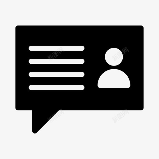泡泡聊天讨论图标svg_新图网 https://ixintu.com 搜索引擎优化和营销字形图标 泡泡 消息 聊天 营销 讨论
