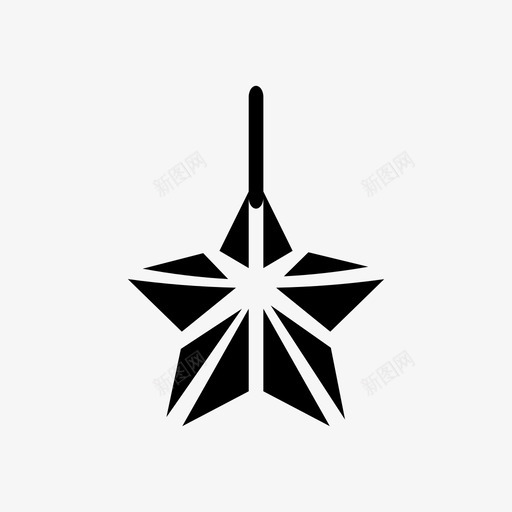 星星庆祝装饰图标svg_新图网 https://ixintu.com 庆祝 新年图标 星星 灯光 聚会 装饰