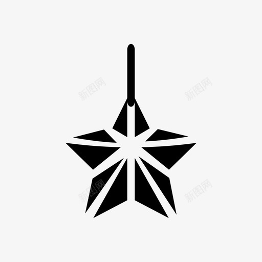 星星庆祝装饰图标svg_新图网 https://ixintu.com 庆祝 新年图标 星星 灯光 聚会 装饰