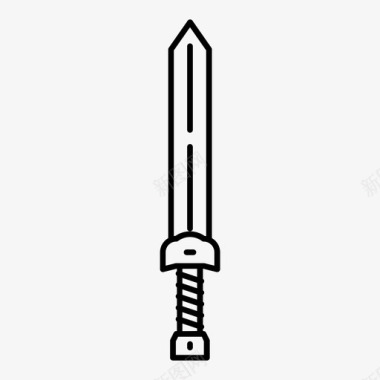 剑中世纪武器图标图标