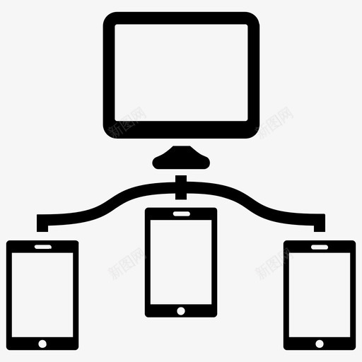 设备层次显示器智能手机图标svg_新图网 https://ixintu.com 平板电脑 搜索引擎优化互联网营销 显示器 智能手机 设备层次