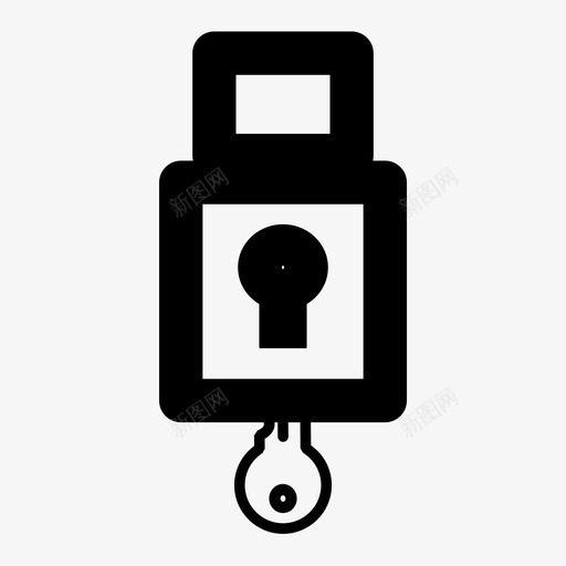 挂锁私人的安全的图标svg_新图网 https://ixintu.com 安全的 开锁的 挂锁 私人的 秘密的