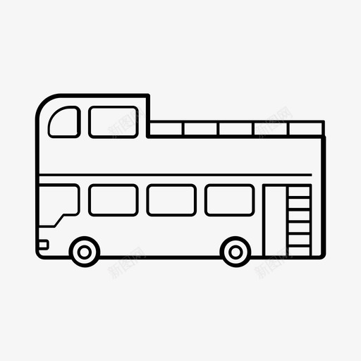 双层巴士巴士伦敦巴士图标svg_新图网 https://ixintu.com 伦敦巴士 全景 双层巴士 巴士 巴士类型 旅游