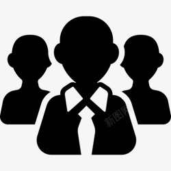 带领带的饼干人带领带的老板人扩展用户界面图标高清图片