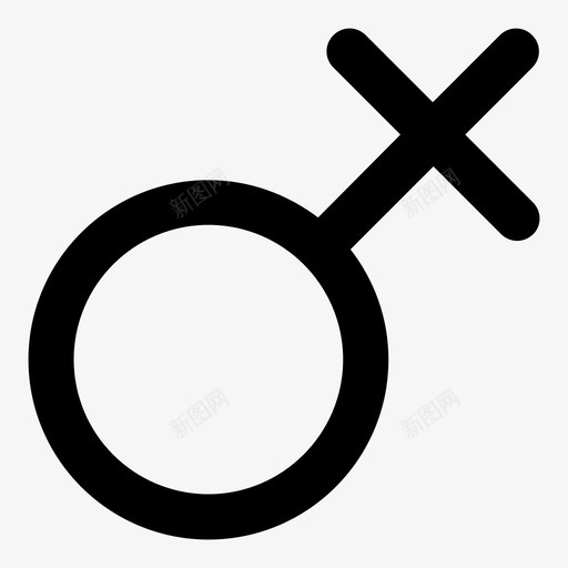 女性性别性图标svg_新图网 https://ixintu.com ui02用户 女性 性 性别 维纳斯