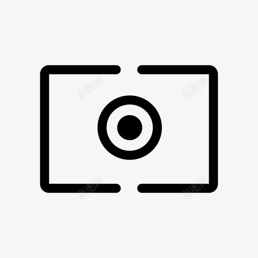 对焦相机相框图标svg_新图网 https://ixintu.com 图片 对焦 摄影 相机 相机用户界面数码时代的实体图标集 相框