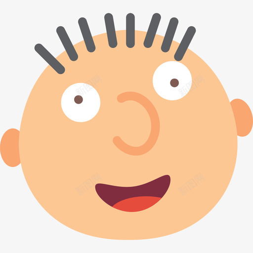 goofy-2svg_新图网 https://ixintu.com goofy-2 表情 可爱 多色 扁平