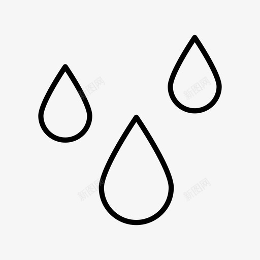 滴水饮用水油图标svg_新图网 https://ixintu.com 日常标准化大纲 油 滴水 雨滴 饮用水