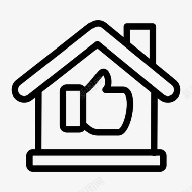 好的房屋评估良好的房屋评估财产图标图标