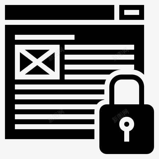 在线隐私互联网安全隐私浏览图标svg_新图网 https://ixintu.com 互联网安全 在线隐私 安全互联网 隐私浏览