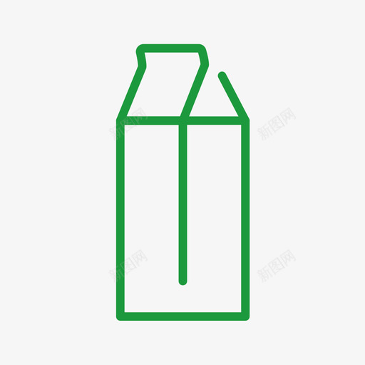 milksvg_新图网 https://ixintu.com milk 线性 单色 可爱 简约