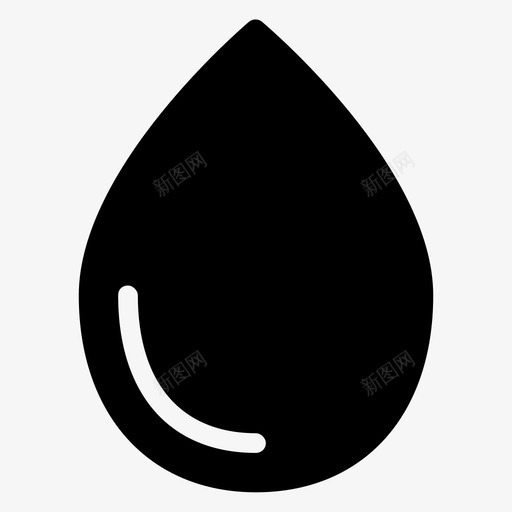 水滴血液流动图标svg_新图网 https://ixintu.com 水 水滴 流动 液体 羽毛 血液