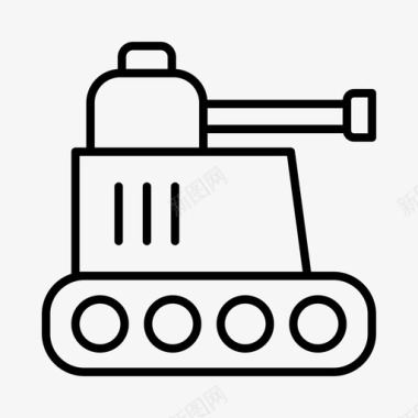 军用坦克军队冲突地区图标图标