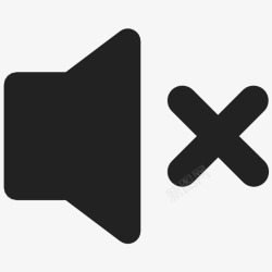 寂静的声音没有声音寂静图标高清图片