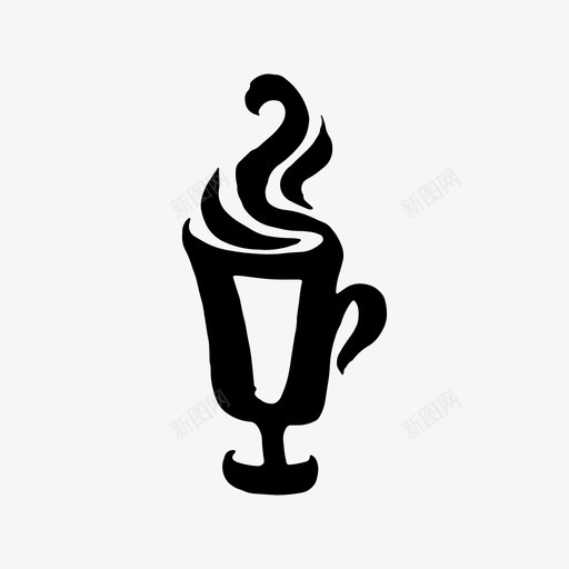 咖啡杯饮料咖啡因图标svg_新图网 https://ixintu.com 咖啡因 咖啡杯 饮料