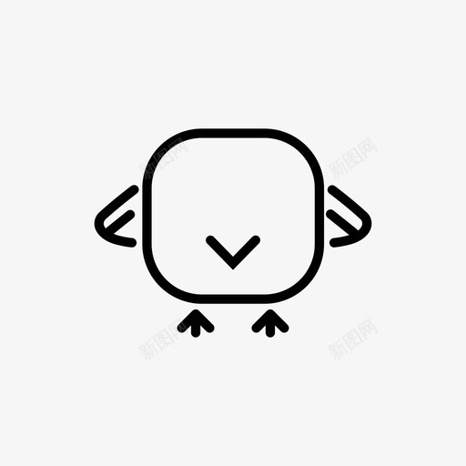 鸟动物小鸡图标svg_新图网 https://ixintu.com 动物 天空 小鸡 苍蝇 鸟 鸡