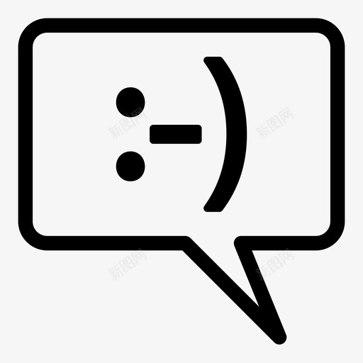 脸高兴喜欢图标svg_新图网 https://ixintu.com 喜欢 微笑 泡沫 积极 脸 高兴