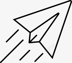 用户折纸纸飞机飞机信息图标高清图片