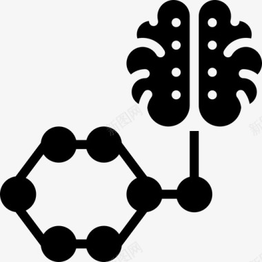 脑算法人工智能图标图标