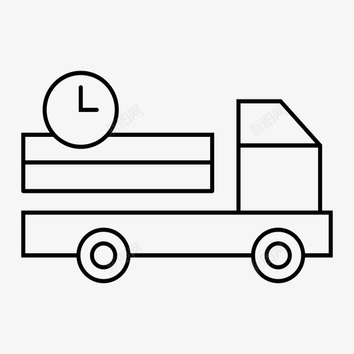 快速交货交货时间快速卡车图标svg_新图网 https://ixintu.com 交货时间 快速 快速交货 快速卡车 运输