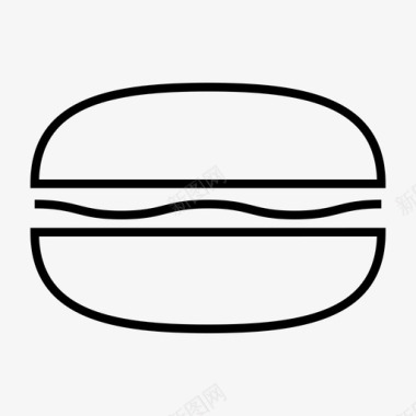 汉堡美味食物图标图标