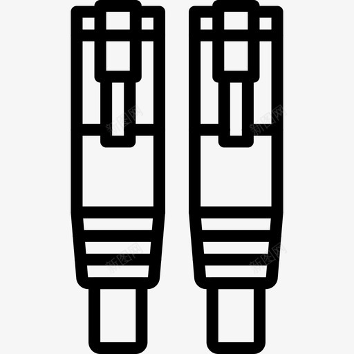 以太网电缆组件计算机图标svg_新图网 https://ixintu.com pc pc组件概述 以太网电缆 组件 计算机