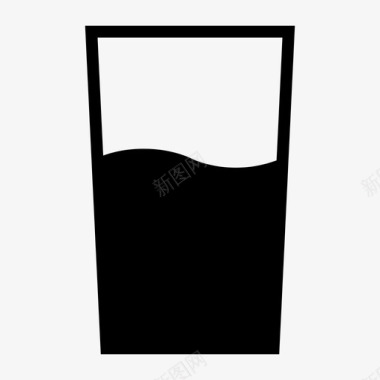水杯饮料漱口图标图标