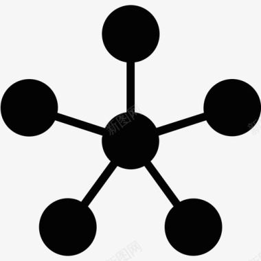 社区图表基础设施图标图标