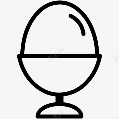鸡蛋夹鸡肉杯子图标图标