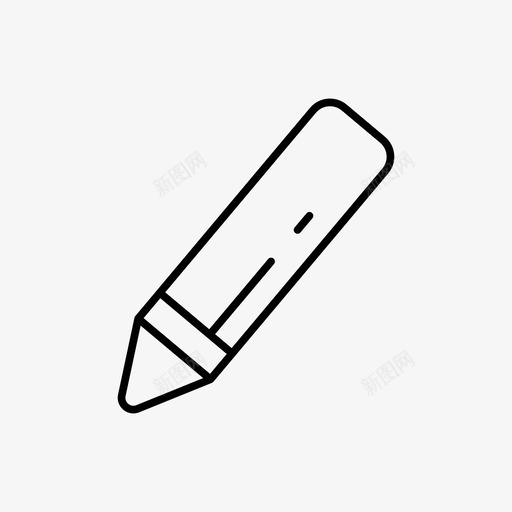 铅笔工具用户界面图标svg_新图网 https://ixintu.com 工具 用户界面 铅笔