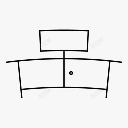 桌子家具家图标svg_新图网 https://ixintu.com 室内 室内家具 家 家具 木制 桌子