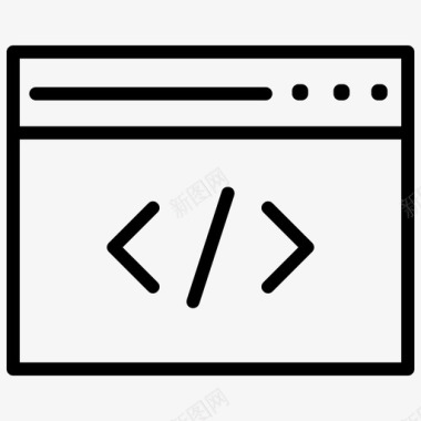 网页开发浏览器编码图标图标