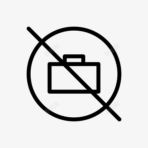 阻止禁止停止图标svg_新图网 https://ixintu.com 停止 旅行线路图标 禁止 阻止
