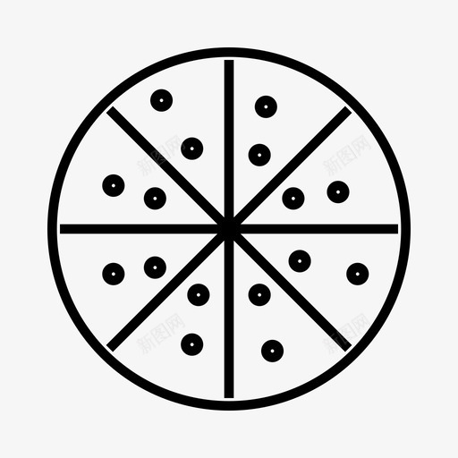 披萨美味快餐图标svg_新图网 https://ixintu.com 快餐 披萨 美味