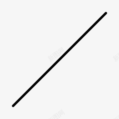直线对角线几何体图标图标