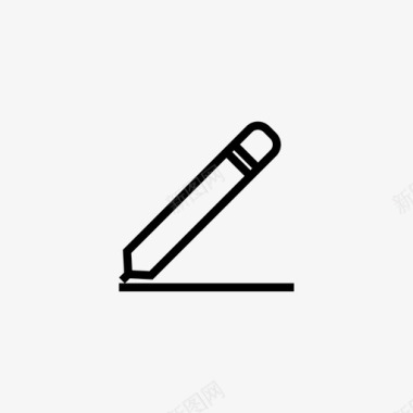 铅笔工具书写图标图标