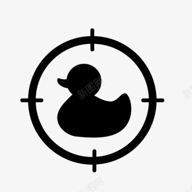 鸭子射击游乐园游戏图标图标