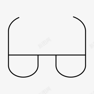 眼镜光学眼镜阅读眼镜图标图标