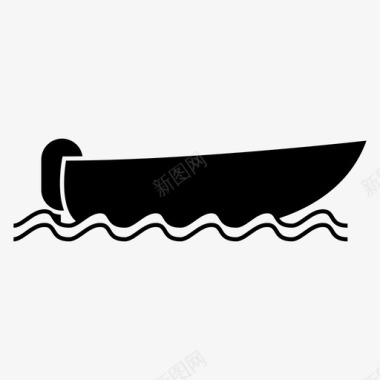 船摩托艇帆图标图标