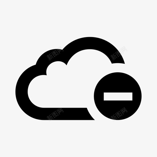 iconmonstr-cloud-10-iconsvg_新图网 https://ixintu.com iconmonstr-cloud-10-icon