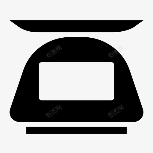 秤厨房厨房秤图标svg_新图网 https://ixintu.com 厨房 厨房秤 家用电器标志 秤