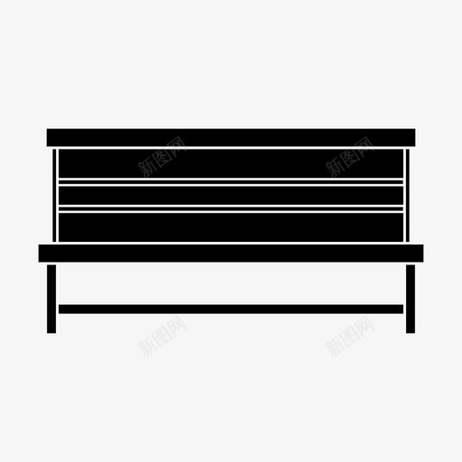 长凳椅子享受图标svg_新图网 https://ixintu.com 享受 坐下 家具 座位 椅子 椅子雕文 长凳