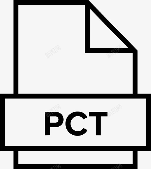 pct存档数据图标svg_新图网 https://ixintu.com pct 存档 扩展名 数据 文件文档 文档 资源管理器