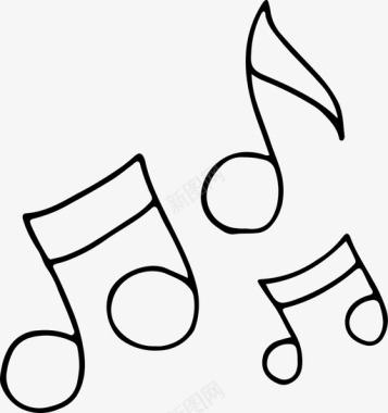 音符生日庆祝图标图标