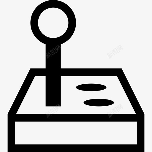 操纵杆控制器游戏图标svg_新图网 https://ixintu.com 微型 控制器 操纵杆 游戏 视频 键盘