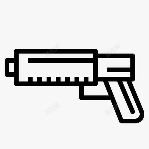 枪游戏控制激光枪图标svg_新图网 https://ixintu.com 枪 游戏 游戏控制 激光枪