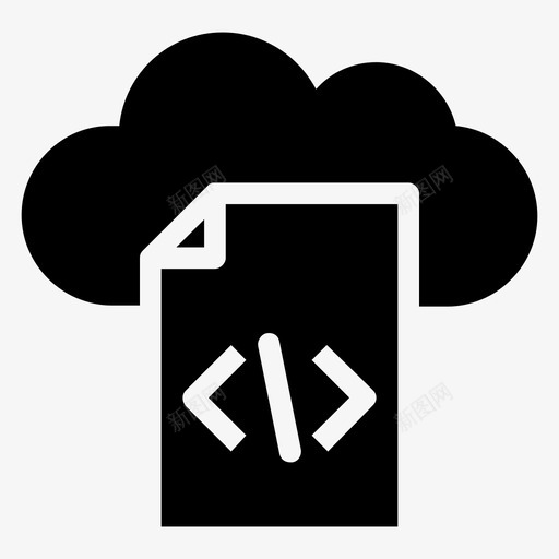 代码编码数字图标svg_新图网 https://ixintu.com 云计算 代码 指令 数字 编码 语言 软件