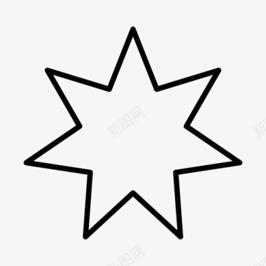 星星几何形状图标图标