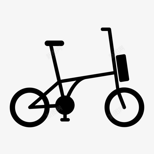 自行车折叠街道图标svg_新图网 https://ixintu.com 折叠 自行车 自行车和自行车 街道