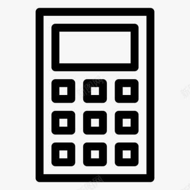 计算器会计财务图标图标